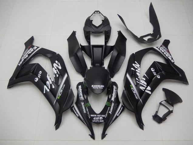 2016-2019 Black Racing Team Ninja ZX10R Motorcycle Fairings 2016-2019 Black Racing Team Ninja ZX10R Motorcycle Fairings
