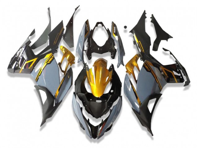 2018-2023 Grey Black EX400 Motorcycle Fairings 2018-2023 Grey Black EX400 Motorcycle Fairings